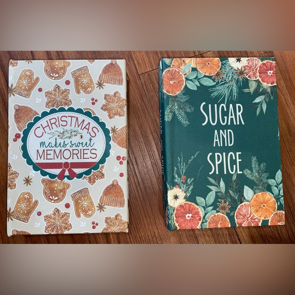 small book look alike decor/ storage